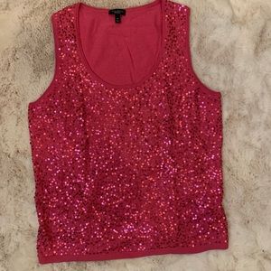 Ann Taylor Sequin Tank | NWOT